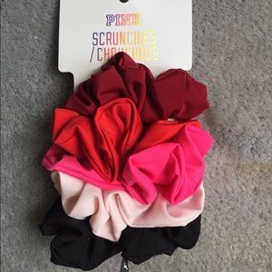 PINK Assorted Pack Hair Scrunchies